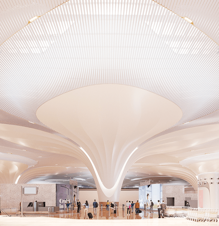 8 Check In hall Megacolumn